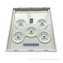 Vacuum forming plastic blister trays for auto part